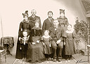 Karen og Jens Andersen med familie 