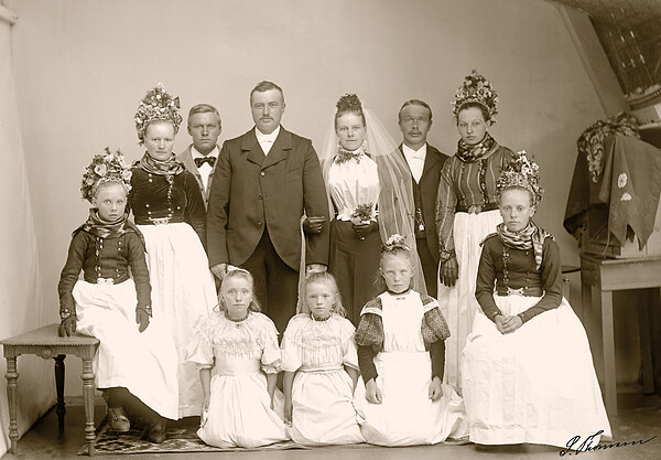 Sønderho, Fanø: Niels Hansen Thygesen og Anna Kristine Jensen g. Thygesen